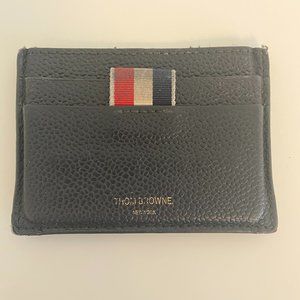 Thom Brown Black Leather Cardholder